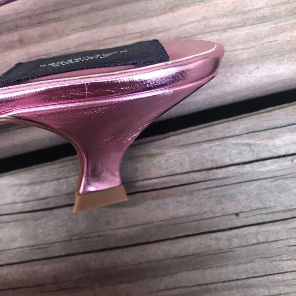 MARC JACOBS Slingback Kitten-heel Pumps 37.5 - Picture 7 of 12